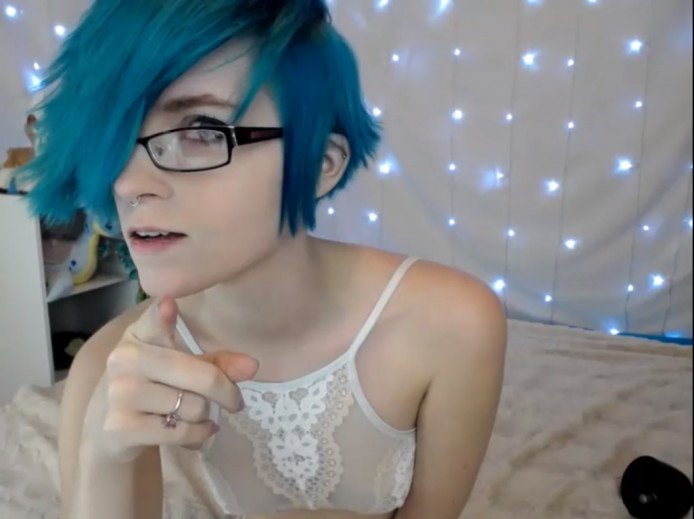 Uniicorn Dazzles With Her Beautiful Blue Hair Alt Porn Erotica