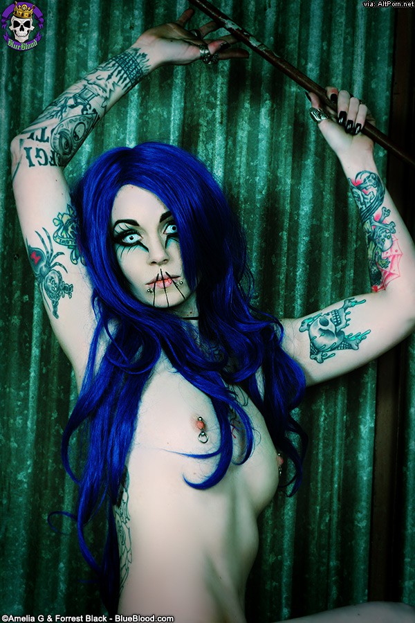 GothicSluts Hot Tattooed Goth Babe Kasey Kasket