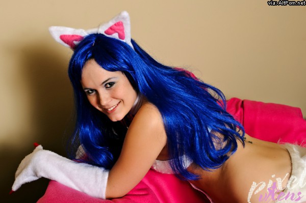 Porn Pixel-Vixens: Cosplay Kitty Lux Meow photos