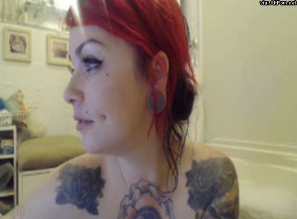 Bubble Bath time with Tattoo Pin-up MarilynJane