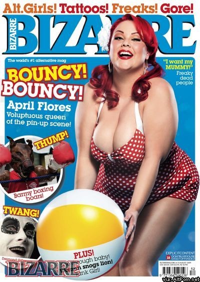 BlueBlood: Congratulates April Flores on Bizarre Cover
