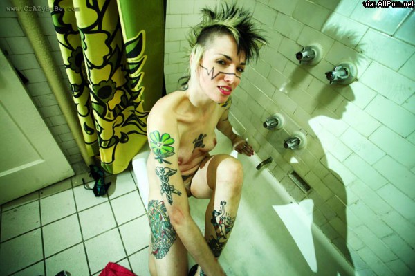 CrazyBabe: Wild Tattooed Punk Babe Mayhem adult photos