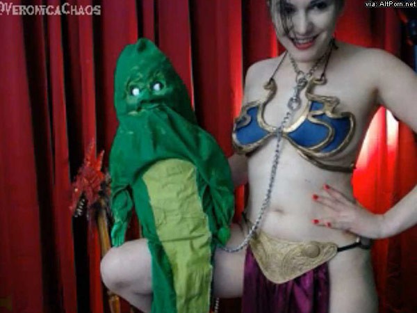 Passion of Covers Slave Leia, David Bowie Jabba Duet