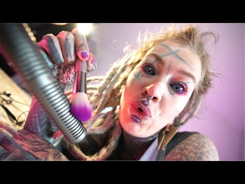 ASMR microphone brushing // no talking