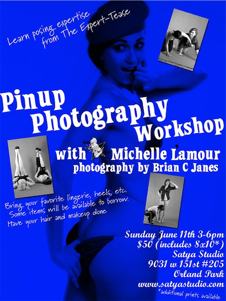 Pinup Photography Workshop with Michelle L'amour
