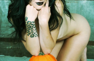 GothicSluts Halloween with Hot Pumpkin Virgin Jenny Trouble