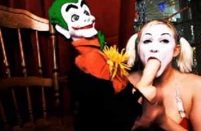 Veronica Chaos Insane Blowjob Show Harley Quinn Joker