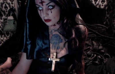 Hot Halloween Naughty Nun MarilynJane