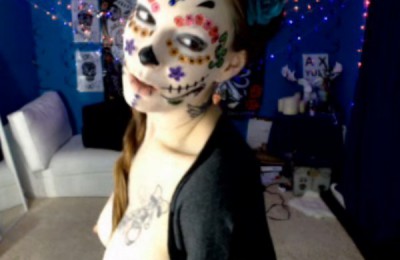Dia de Los Muertos with Sugar Skull MargotDarling