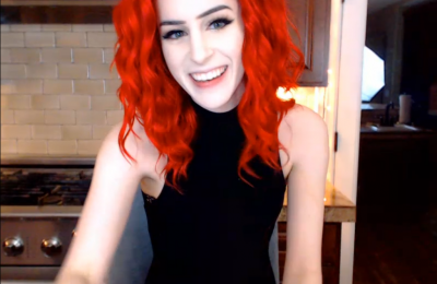Kati3kat’s Red-Haired Twin Takes Over Her Cam!