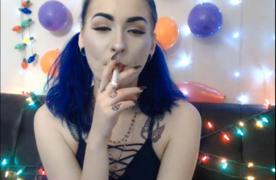 Submit To Your Sexy Blue Domina AlienElf420