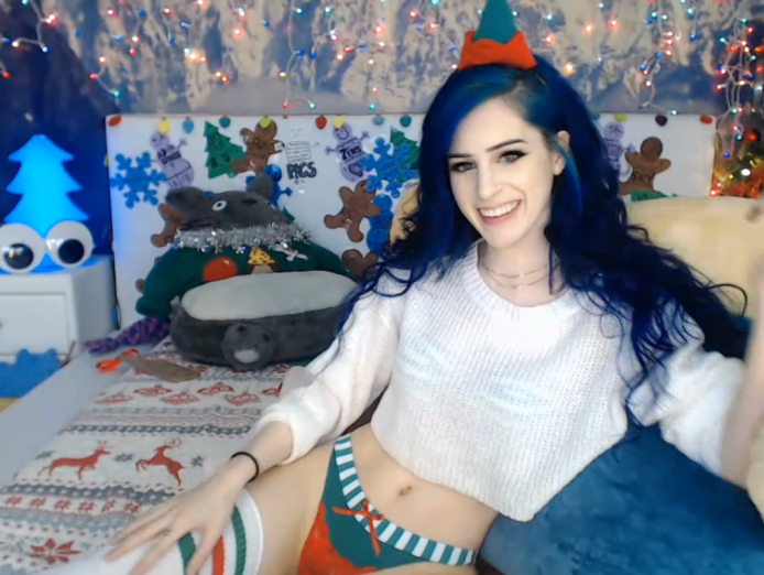 Kati3kat Is A Sexy Blue-Haired Elf
