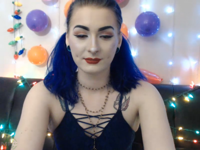 Submit To Your Sexy Blue Domina AlienElf420