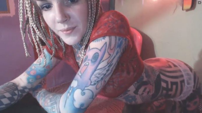 Tattooed Gamer Goddess Spidey Traps Us In Her Web