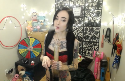 LucyLovesick Takes Some Hits From The Bong