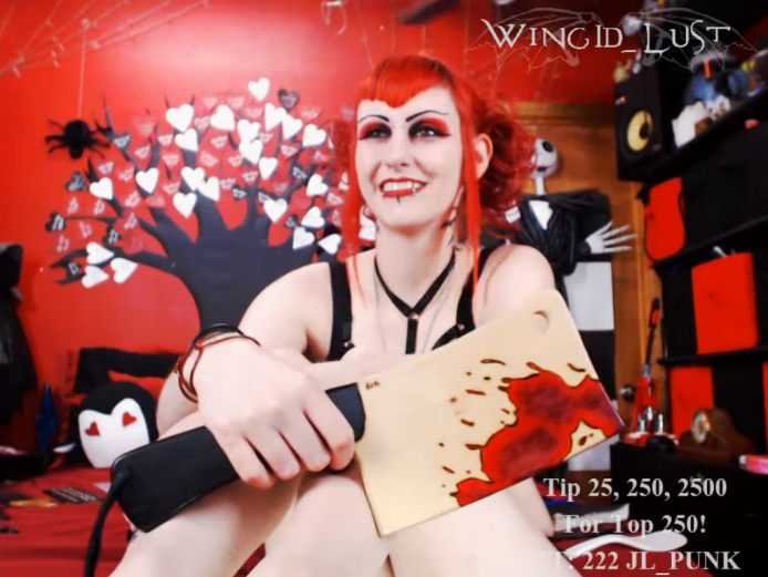 WingID_Lust Is A Dark Beauty With A Meat Cleaver Spanking Device