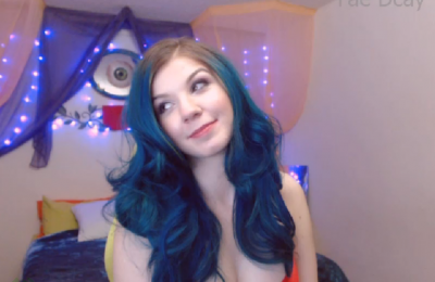 Fae_Dcay Is A Busty Blue Haired Fairy