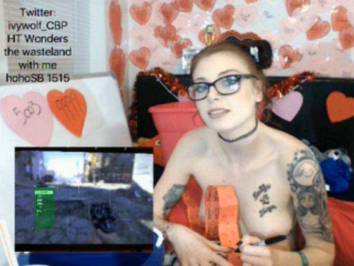 Video Games And Sexy Raffles With Ivy_Wolf 