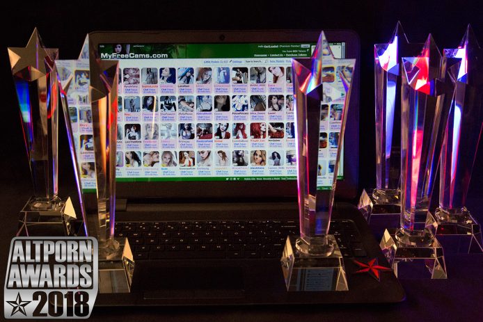 MyFreeCams Crystal AltPorn Awards Trophies