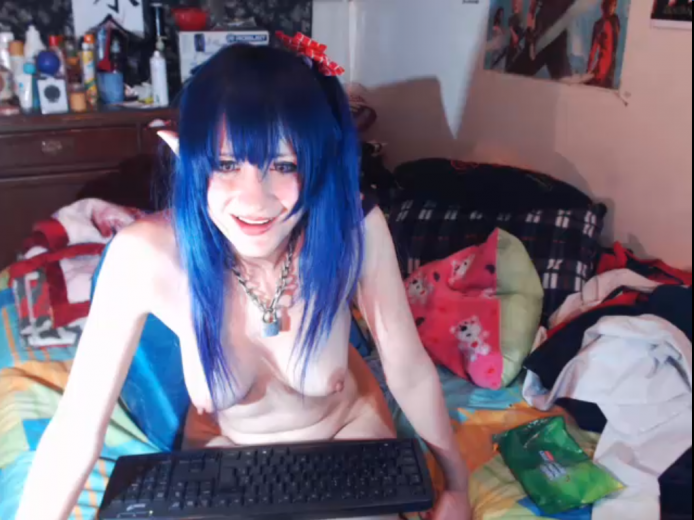 Usagired Is A Busty Blue Haired Babe