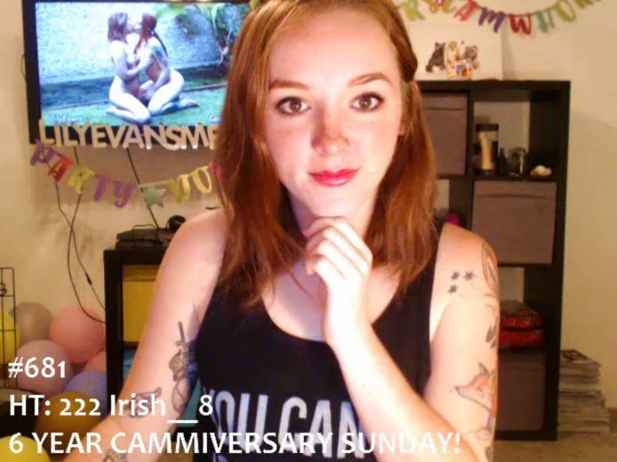 LilyEvans Is Counting Down To Her Cammiversary 