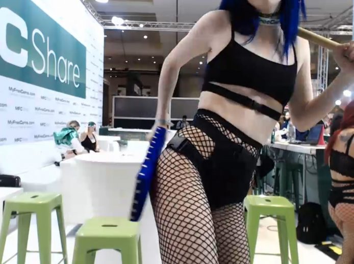 Convention Spanks And Mallet Whacks With Kati3kat 