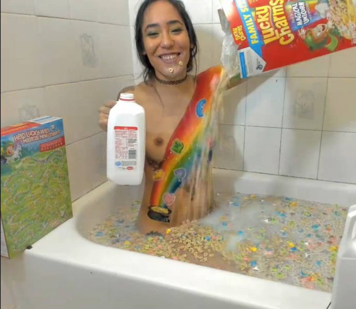 Magically Delicious ForestBonnie Takes A Lucky Charms Bath