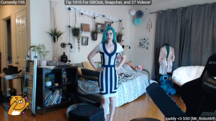 HackerGirl Kicks Her Night Off With A Sexy Fashion Show