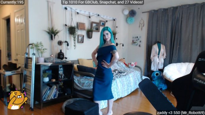 HackerGirl Kicks Her Night Off With A Sexy Fashion Show