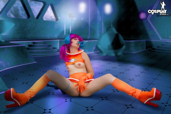 CosplayErotica: Stacy Comes To Us From Space Channel 34