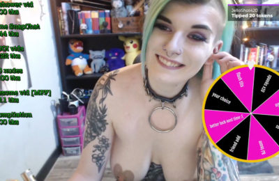 SlutPuppy6x Spins Her Wheel Of Kinky Prizes
