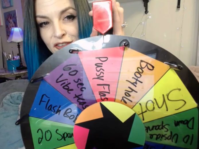 Take Your Pick At EveeMinx's Naughty Wheel Of Prizes
