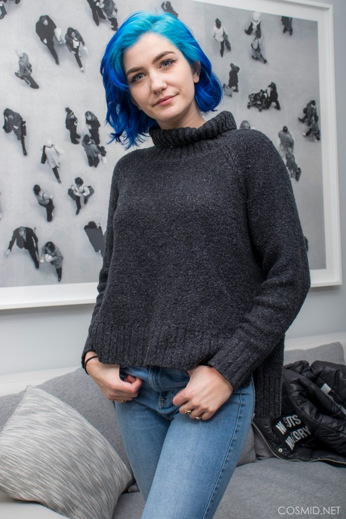 Cosmid: Skye Blue Is A Blue-Haired Cutie With A Perky Booty