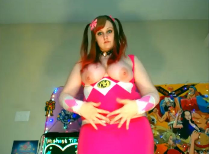 BabyZelda Is A Pretty Pink And Sexy Power Ranger