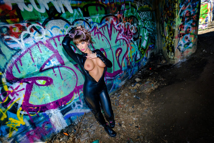 CrazyBabe: Grafitti Art And Tits With Emily Addison 
