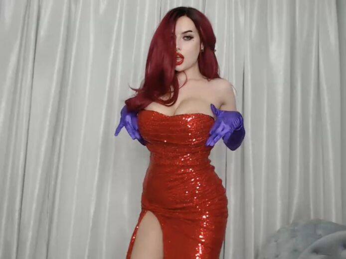 Cubbixoxo Hops In Front Of The Camera As Jessica Rabbit