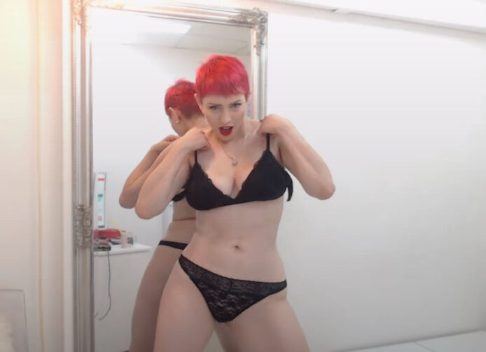 Nellabella_ Does A Sexy Tease In Front Of Her Mirror