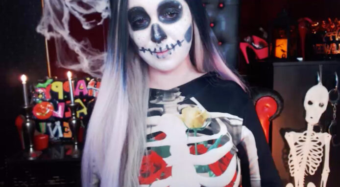 Goddessgeorgia Brings The Spooky And The Sexy As A Sugar Skull