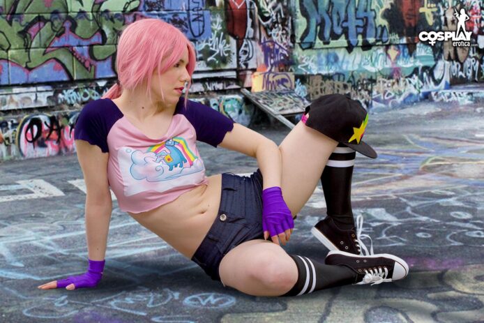 CosplayErotica: Naughty Skater Sensual Tease and Strip 