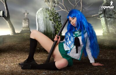 Cosplay Erotica: Stacy Does Schoolgirl Magic In Highschool Of The Dead