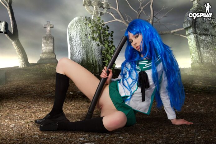 Cosplay Erotica: Stacy Does Schoolgirl Magic In Highschool Of The Dead