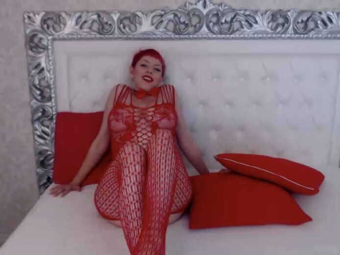 Nellabella_ Stuns As The Lady In Red