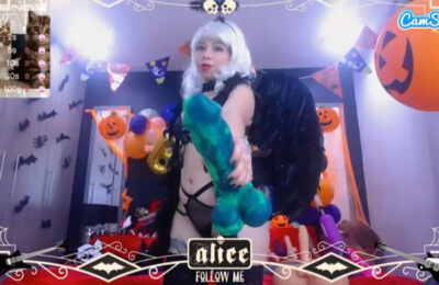 Dark Angel Alicecooper1 Shows Off Her Toys