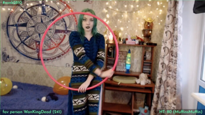 PersonalTotem Does A Titty Interlude During A Hula Hooping Routine