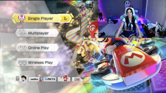 LexaLuv Goes Racing In Mario Kart