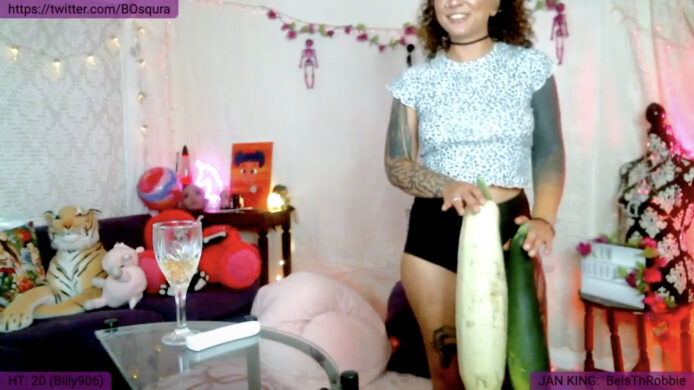 Belen_Osqura Is A Bat Cat With Some Really Big Zucchinis And Great Tits