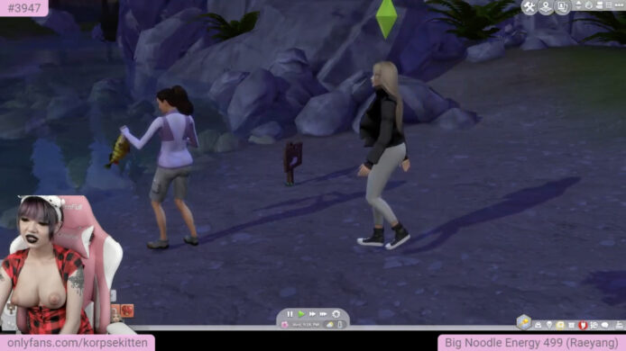 A Wild KorpseKitten Appears To Be Feeling Extra Wicked In The Sims