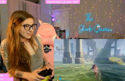 TheSharkQueen Grabs A Controller To Become A Maneater