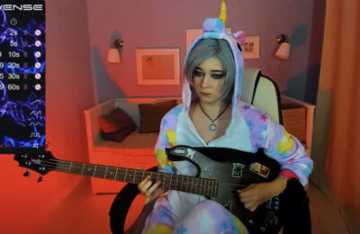 CharlieCharns Shows Off Her Guitar Skills As A Unicorn