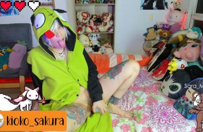 Kioko_sakura Opens Up Her Mongoose-Dog Disguise For Some Naughty Fun